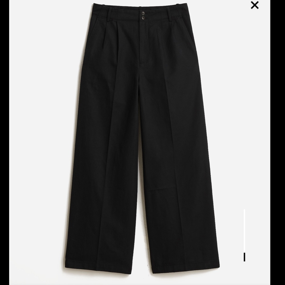 The Harlow Wide-Leg Pant in Drapey Twill